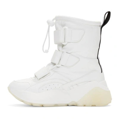 Shop Stella Mccartney White Eclypse Snow Boots In 9042 White/