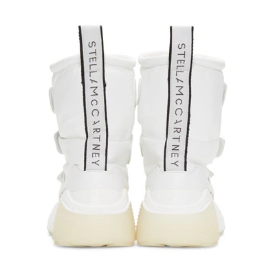 Shop Stella Mccartney White Eclypse Snow Boots In 9042 White/