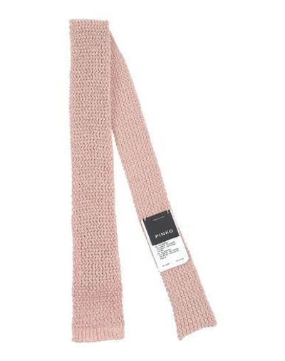 Shop Pinko Tie In Pale Pink
