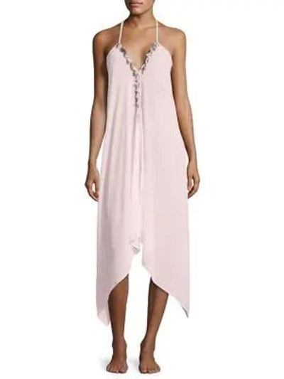 Shop Ramy Brook Kym Tasseled Dress In Blush