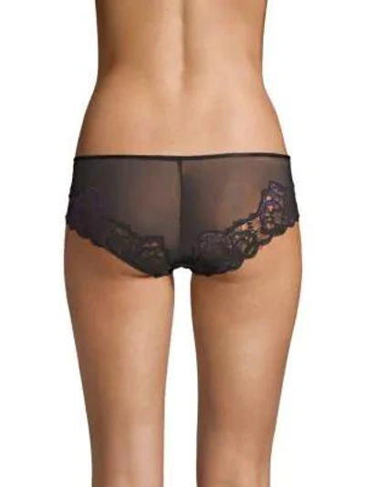 Shop Chantelle Orangerie Lace Hipster Panties In Misty Grey