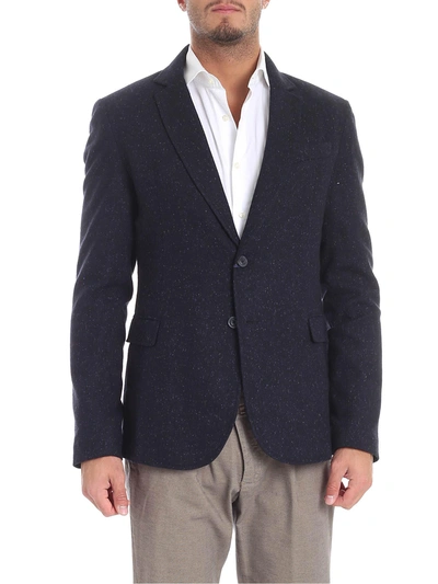 Shop Trussardi Regular Fit Blazer In Blue