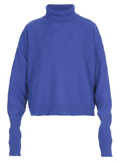 Shop Maison Margiela Cashmere Swweater In Bluette