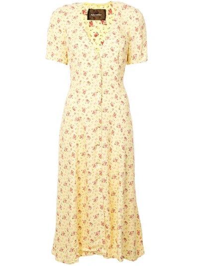 Shop Reformation Locklin Dress - Yellow