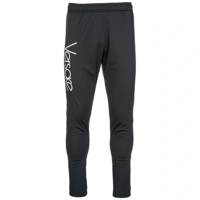 Shop Versace Men's Sport Tracksuit Trousers In Black