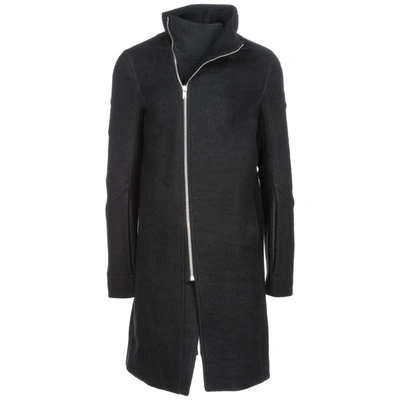 Shop Rick Owens Men's Coat Overcoat In Lana In Black