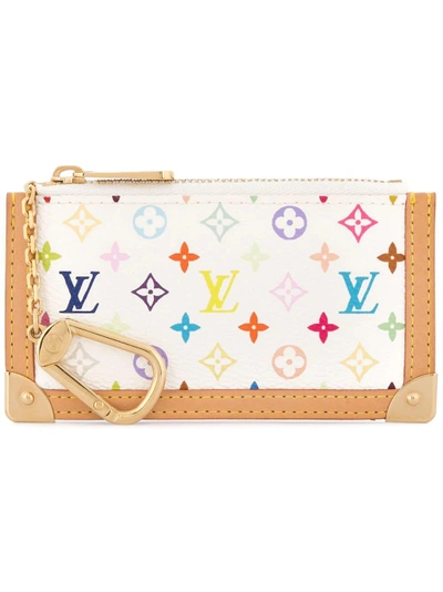 Shop Pre-owned Louis Vuitton Pochette Cles Coin Case In White