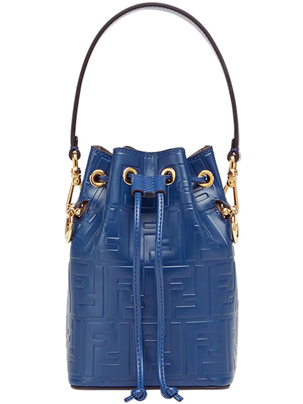 bucket bag blue