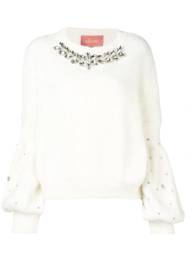 Shop Amuse Ashely Sweater - White