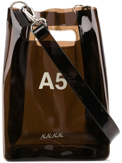 Shop Nana-nana A5 Shoulder Bag In Black
