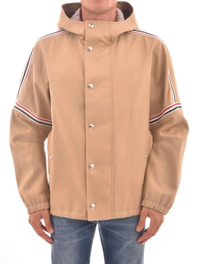 Shop Thom Browne Mackintosh Jacket In Beige
