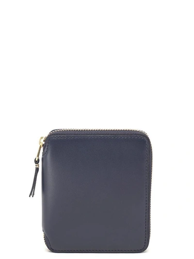 Shop Comme Des Garçons Wallet Zipped Wallet In Blue