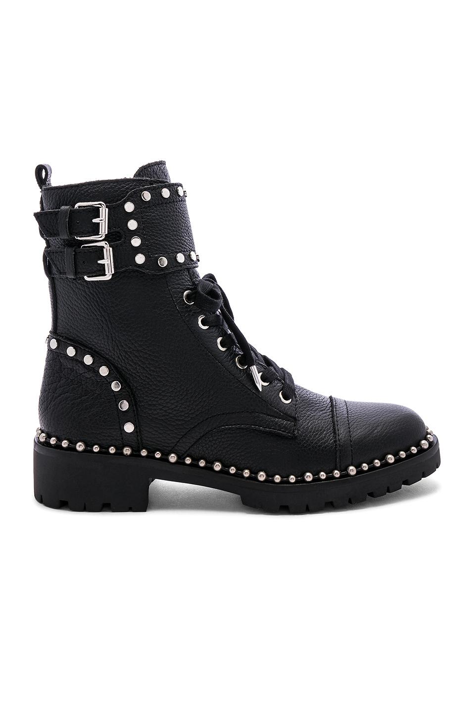 studded combat boots