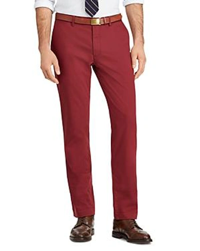Shop Polo Ralph Lauren Performance Stretch Straight Fit Chinos - 100% Exclusive In Red