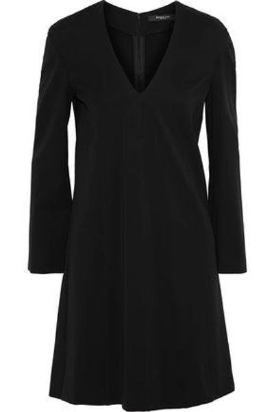 Shop Derek Lam Woman Sian Crepe Mini Dress Black