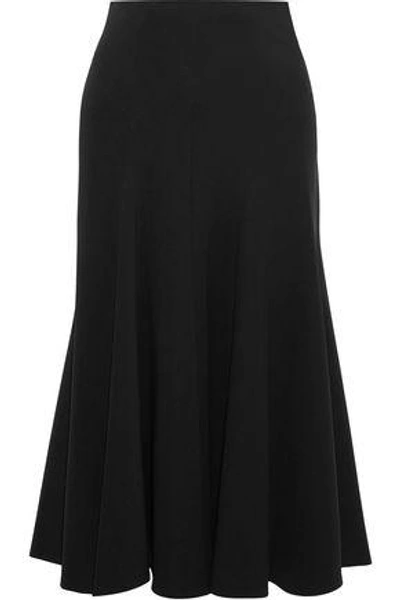Shop Derek Lam Moore Pleated Cady Midi Skirt In Black