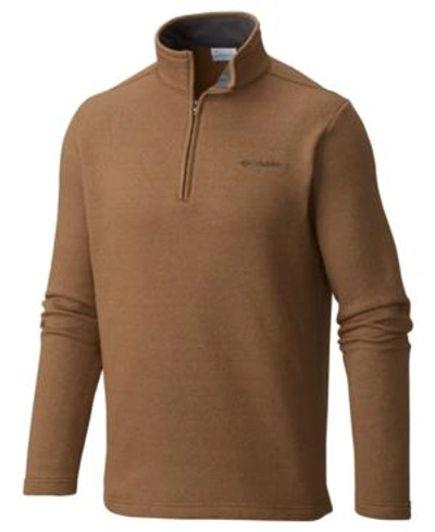 Columbia Men's Great Hart Mountain Iii Half Zip Sweatshirt In Delta Heather