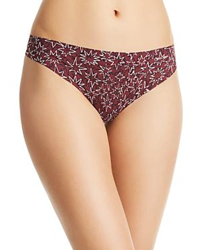 Shop Calvin Klein Invisibles Thong In Layered Starburst