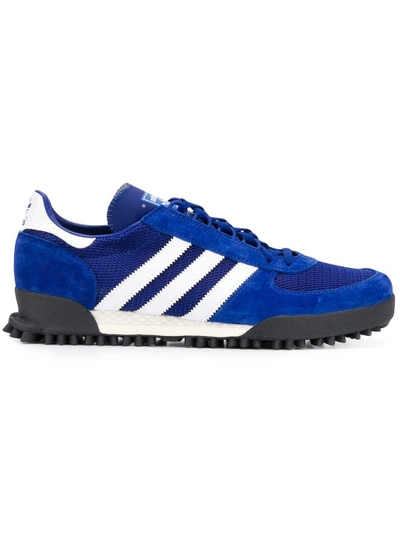Shop Adidas Originals Adidas Marathon Tr Trainers - Blue