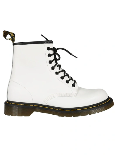 Shop Dr. Martens' Dr Martens 1460 Smooth Lace-up Boots In White