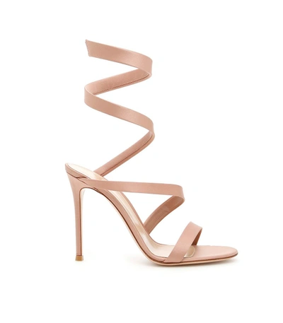 Shop Gianvito Rossi Neutral Opera Sandal