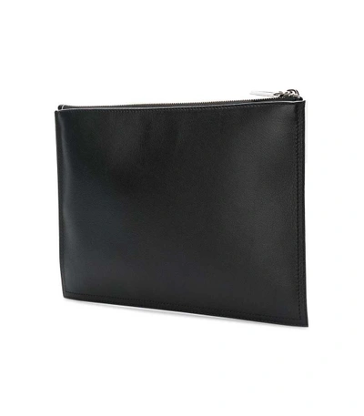 Shop Givenchy Black Medium Printed Clutch Bag