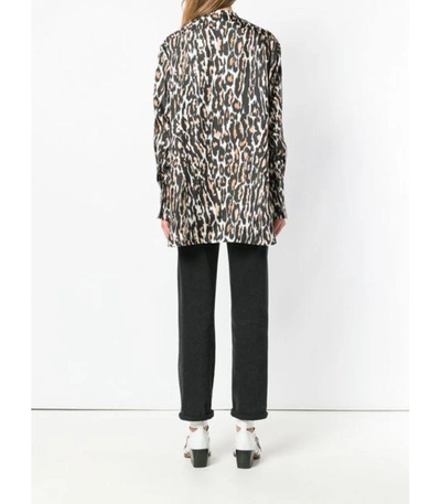 Shop Calvin Klein 205w39nyc Leopard Print Blouse