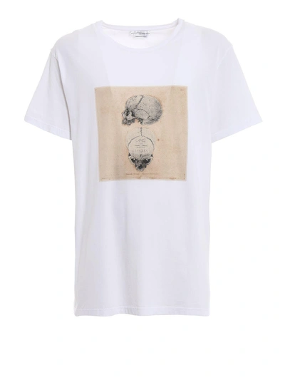 Shop Alexander Mcqueen Printed T-shirt In White/mix