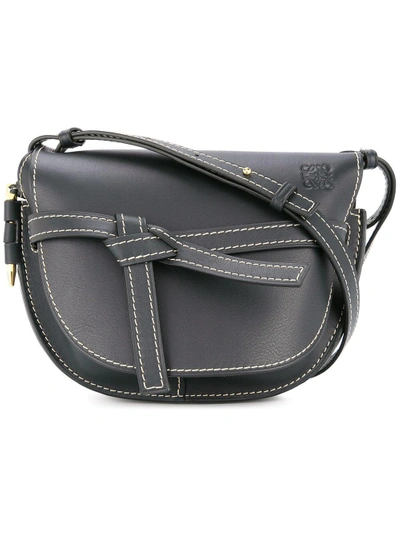 Shop Loewe Gate Saddle Bag - Black