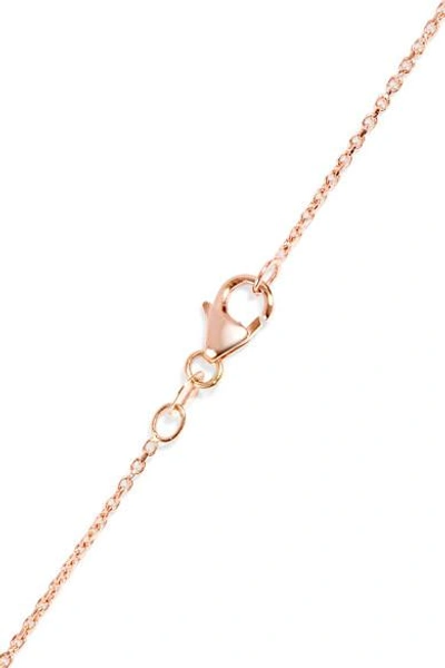 Shop Diane Kordas Star 18-karat Rose Gold Diamond Necklace