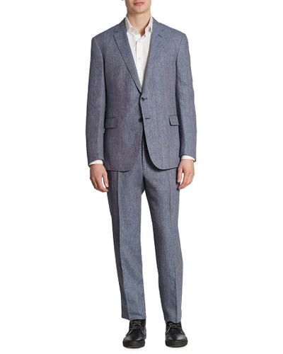 Shop Ralph Lauren Textured Wool Blend Suit In Nocolor