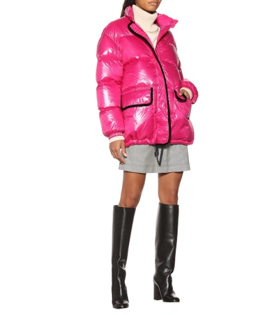 Shop Red Valentino Down Coat In Pink