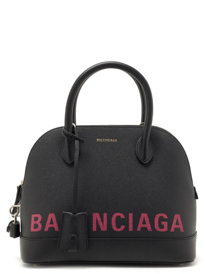 Shop Balenciaga 'ville S' Bag In Black