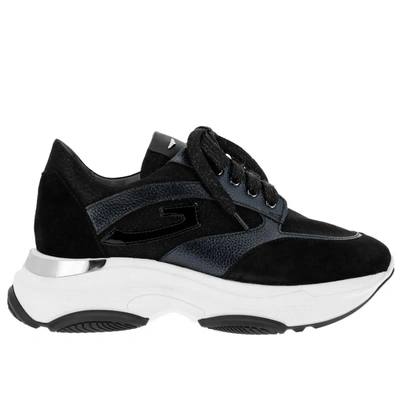 Shop Alberto Guardiani Guardiani Sneakers Shoes Women Guardiani In Black