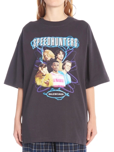 Shop Balenciaga 'speed Hunters' T-shirt In Black