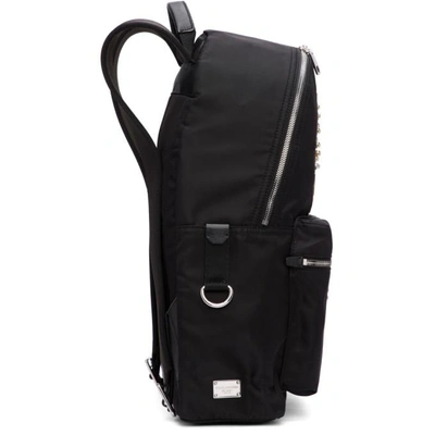 Shop Dolce & Gabbana Dolce And Gabbana Black Magician Dgfamily Backpack In 8b956 Black