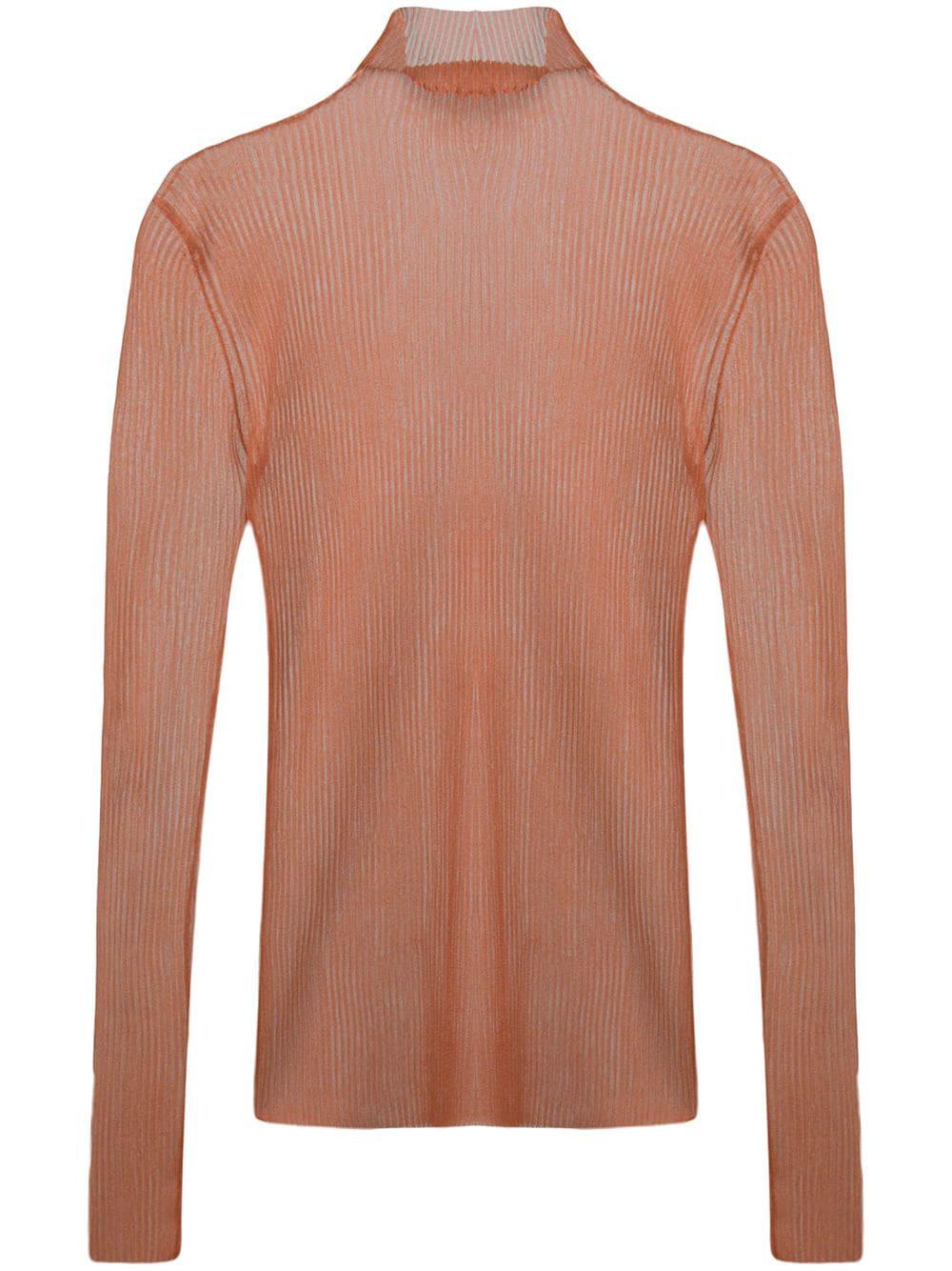 dion lee sheer knit top