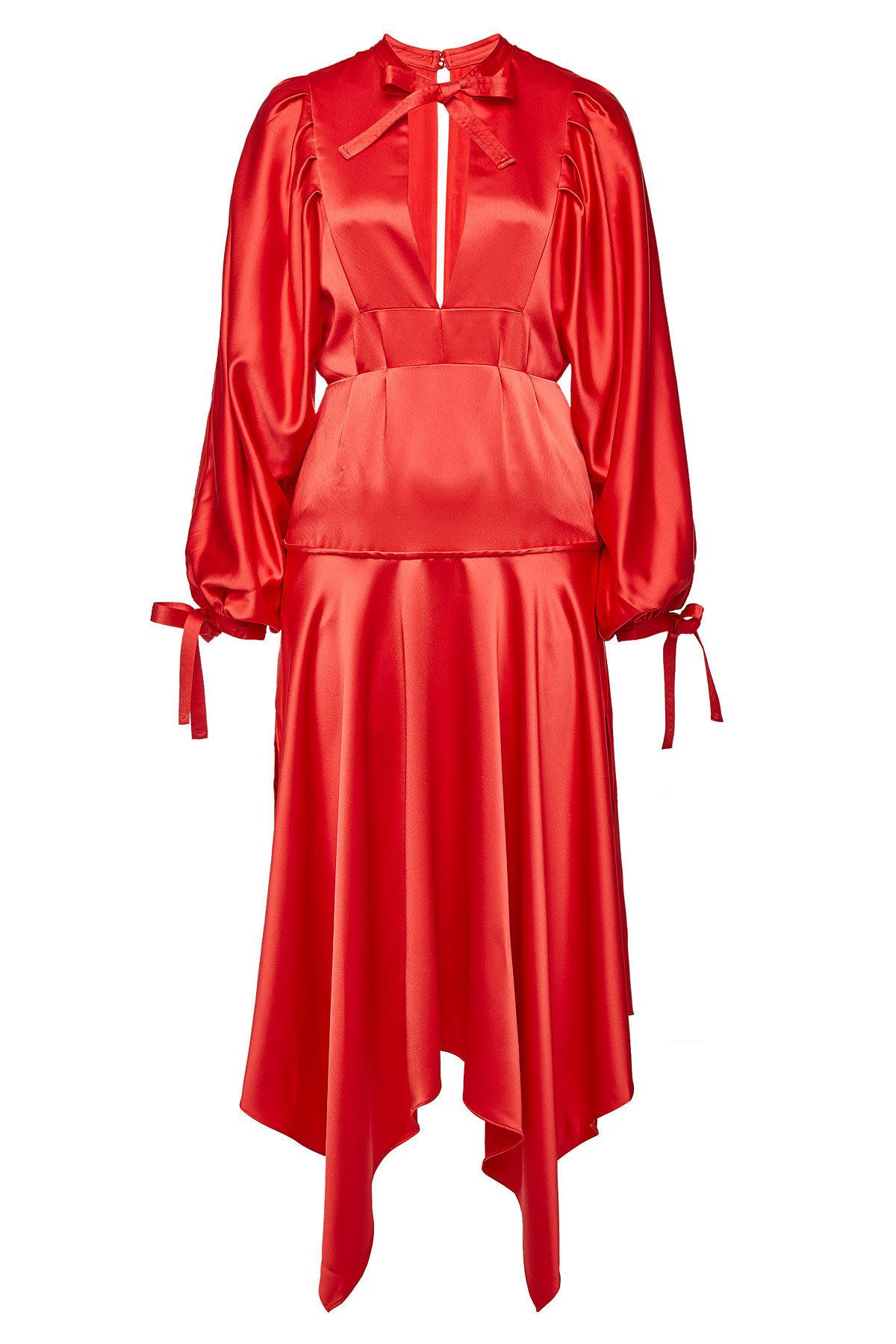 self portrait satin dress