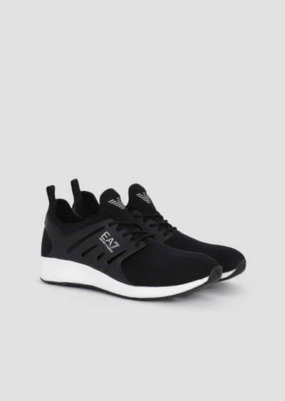 Shop Emporio Armani Sneakers - Item 11590012 In Black