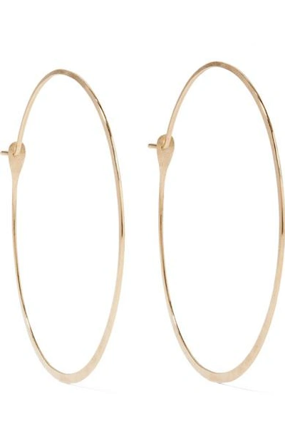 Shop Melissa Joy Manning 14-karat Gold Hoop Earrings