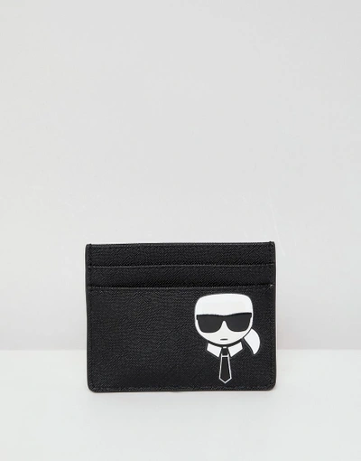 Shop Karl Lagerfeld Iconic Cardholder - Black