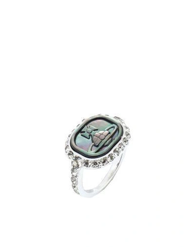 Shop Vivienne Westwood Ring In Silver
