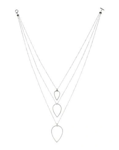 Shop Noir Jewelry Necklace In Silver
