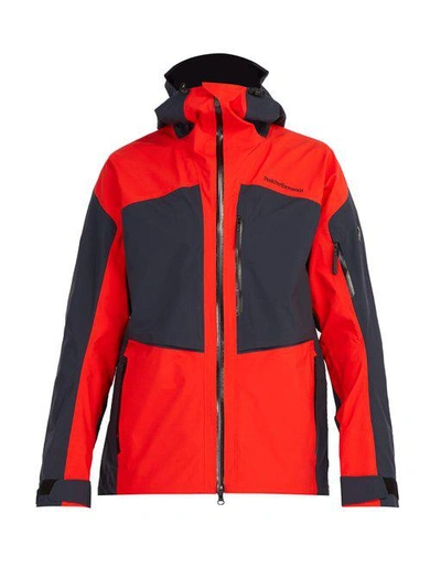 Volg ons plus Geniet Peak Performance - Gravity Goretex® Ski Jacket - Mens - Red Multi | ModeSens