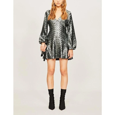 Shop Alexis Renada Sequin-embellished Dress In Sequins