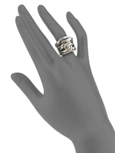 Shop John Hardy Women's Sterling Silver Bamboo Ring/size 7