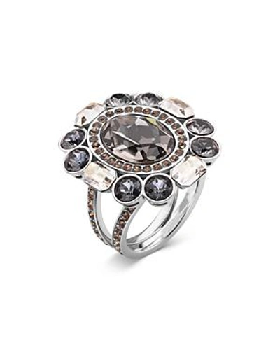 Shop Atelier Swarovski By Tabitha Simmons Cocktail Ring In Silver