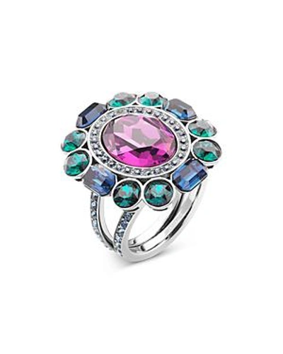 Shop Atelier Swarovski By Tabitha Simmons Cocktail Ring In Purple