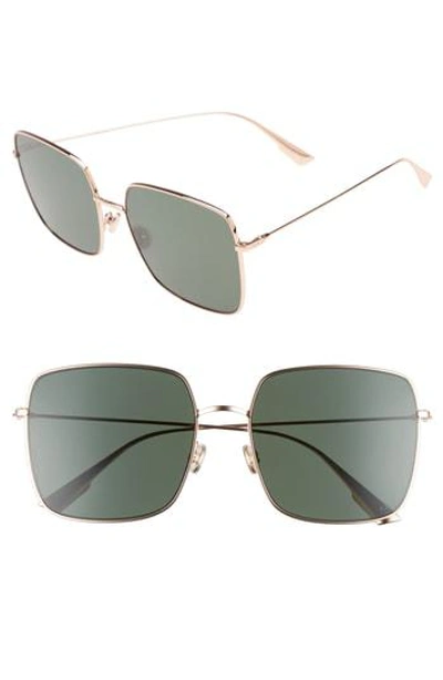 Shop Dior Stellaire 1 59mm Square Sunglasses - Gold Copper