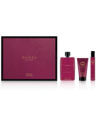 Shop Gucci 3-pc. Guilty Absolute Gift Set